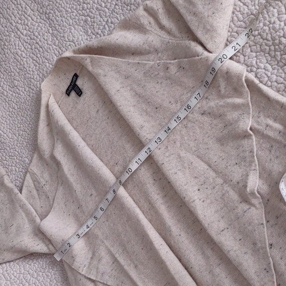 Eileen Fisher Size M Speckled Waterfall Organic Cotton Wool Blend Sweater - Picture 6 of 10